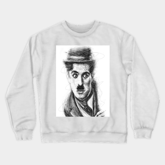 Charlie chaplin Crewneck Sweatshirt by Denny_constantine23